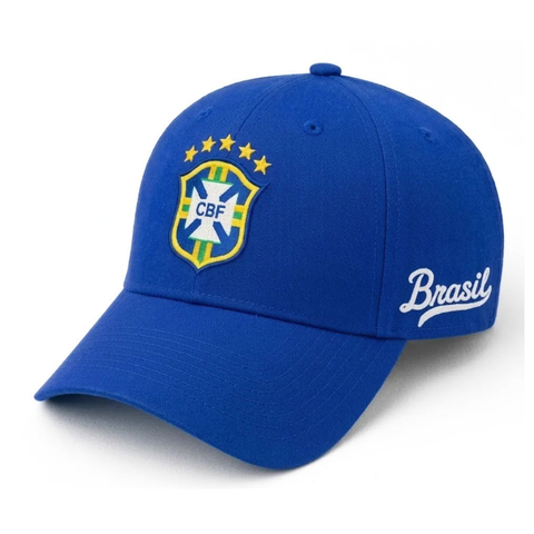 Boné Brasil Seleção Aba Curva Copa 2026 Unissex Ajustável