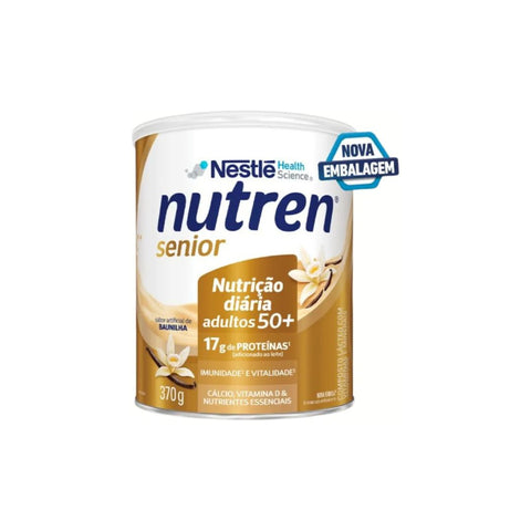 Suplemento Nestlé Nutren Senior sabor baunilha Em Po de 370g