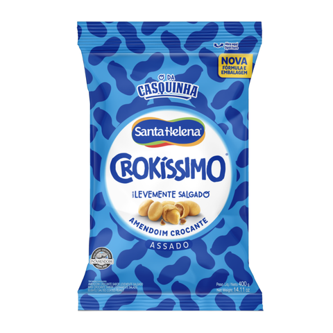 Amendoim Crokissimo - Levemente Salgado - Santa Helena