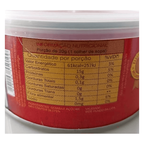 Goiabada Cascão Zélia Lata 400G