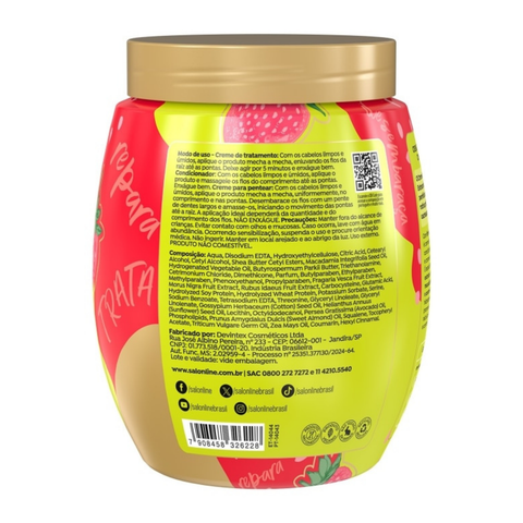 Creme de Tratamento Morango 3em1 Multy Extraordinário 1kg Salon Line