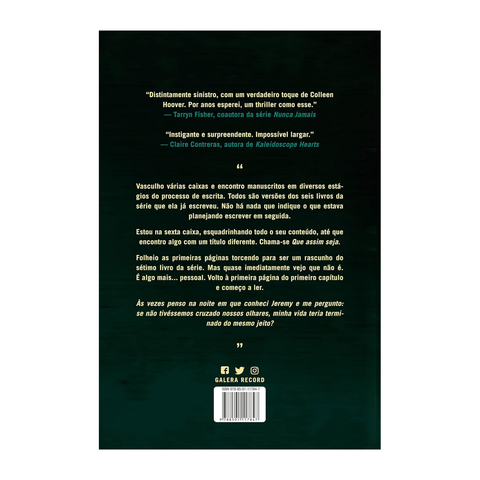 Verity - Colleen Hoover - Capa Comum PT-BR