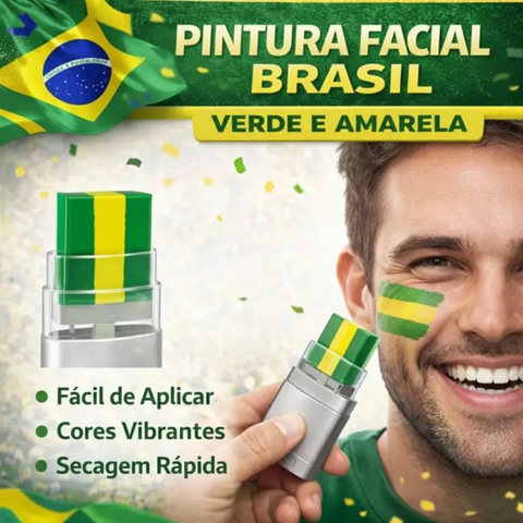 Kit Torcedor Brasil Completo 5 Itens Copa do Mundo 2026