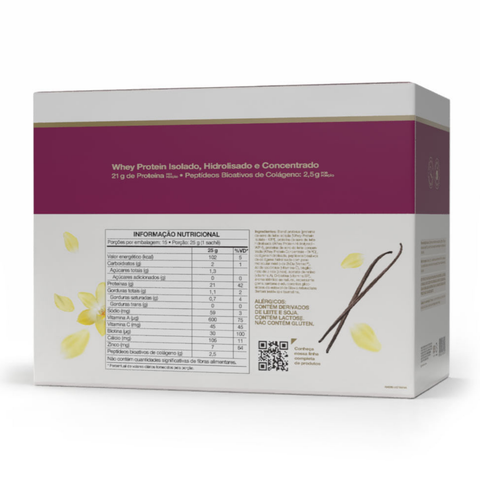 Whey Protein Isofort Beauty Sachê Vitafor 15x25g - Baunilha