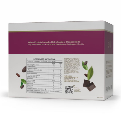 Whey Protein Isofort Beauty Sachê Vitafor 15x25g - Cacau