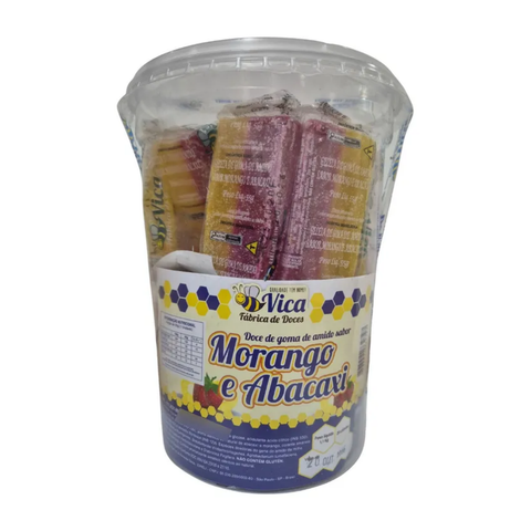 Geleia D´Água Tradicional 55g C/ 20 Unidades - Vica Doces