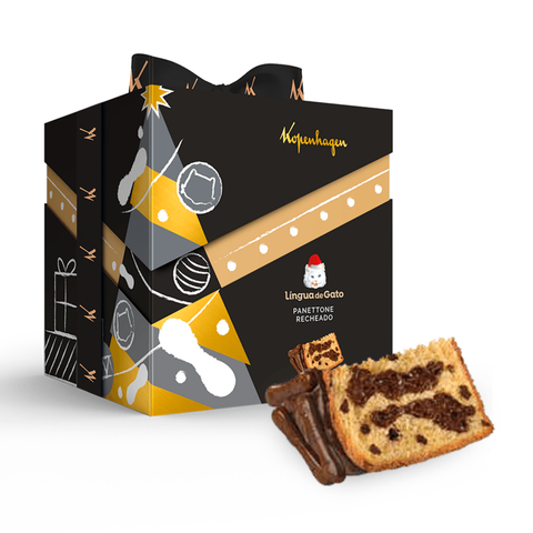 Panettone Kopenhagen Língua De Gato 834g