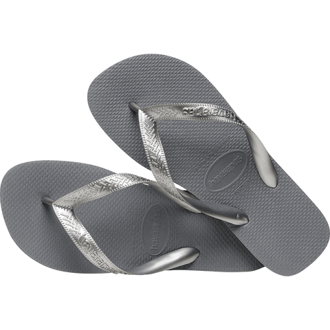 Chinelo Havaianas Top Cinza Aço