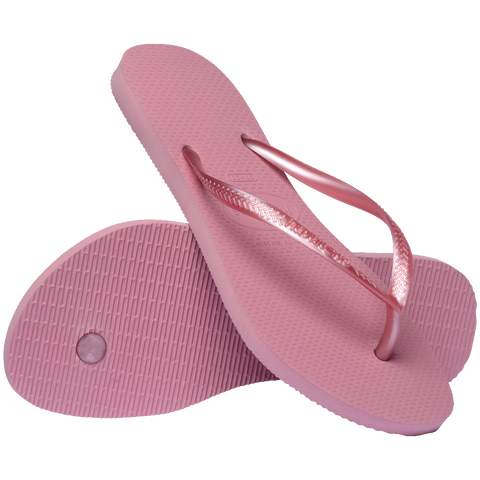 Chinelo Havaianas Slim Tradicional Rosa Chiffon