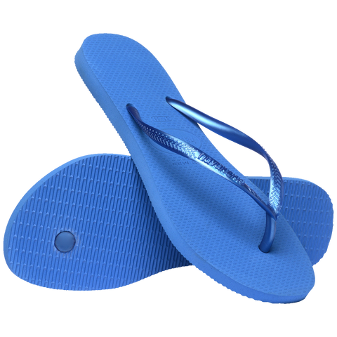Chinelo Havaianas Slim Tradicional Azul Brilhante
