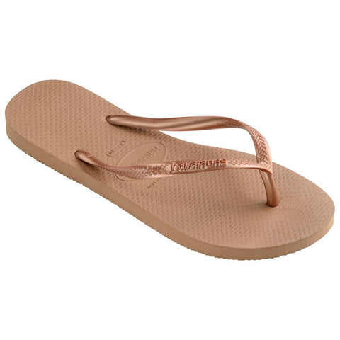 Chinelo Havaianas Slim Tradicional Rose Gold