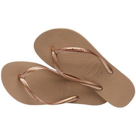 Chinelo Havaianas Slim Tradicional Rose Gold