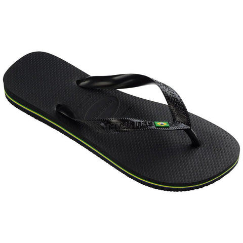 Chinelo Havaianas Brasil Bandeira Preto