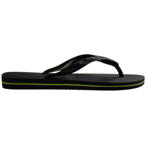 Chinelo Havaianas Brasil Bandeira Preto