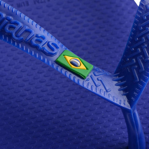 Chinelo Havaianas Brasil Bandeira Azul Naval