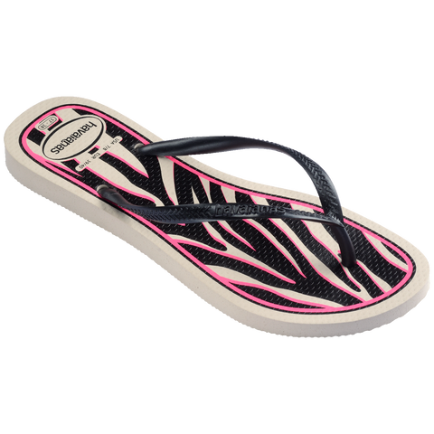 Chinelo Havaianas Slim Animals Cinza Escuro