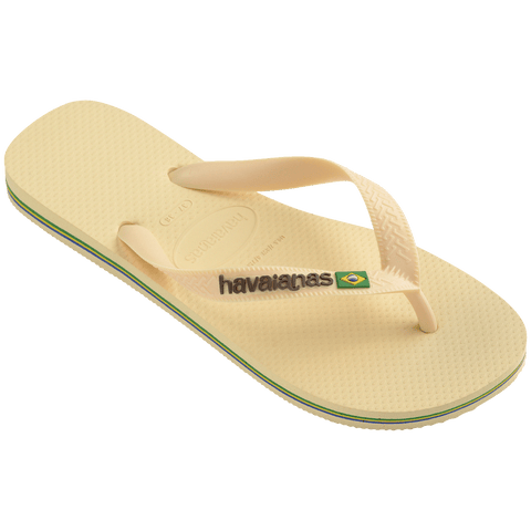 Chinelo Havaianas Brasil Logo Buttercream