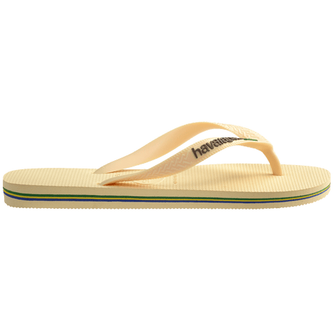 Chinelo Havaianas Brasil Logo Buttercream