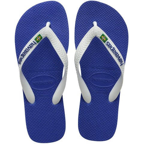 Chinelo Havaianas Brasil Logo Naval/Branco