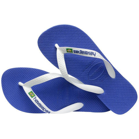 Chinelo Havaianas Brasil Logo Naval/Branco