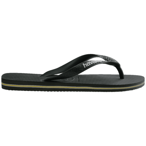 Chinelo Havaianas Brasil Logo Verde Olive