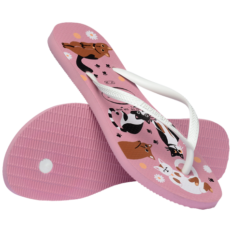 Chinelo Havaianas Slim Pets Gatos