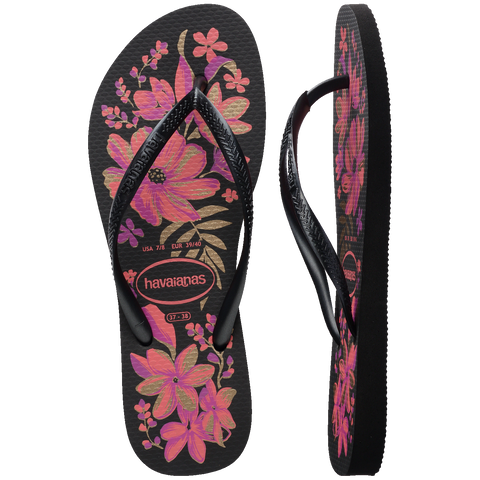 Chinelo Havaianas Slim Organic Preto