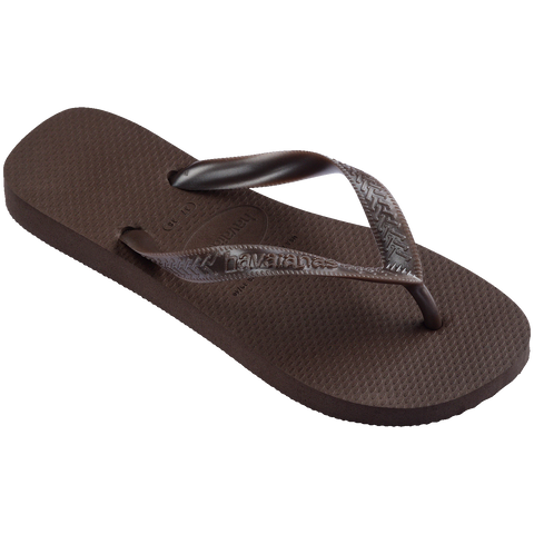 Chinelo Havaianas Top Tiras Café