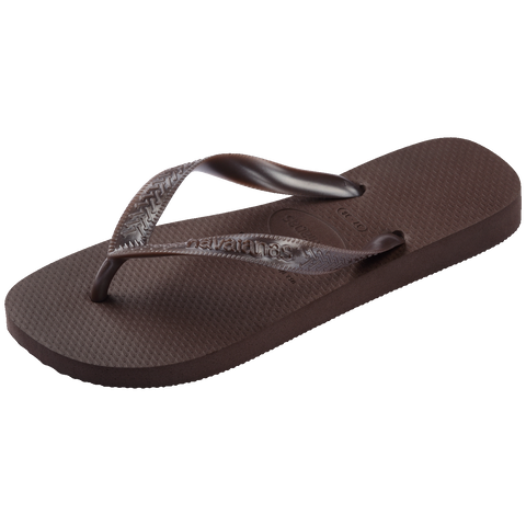 Chinelo Havaianas Top Tiras Café