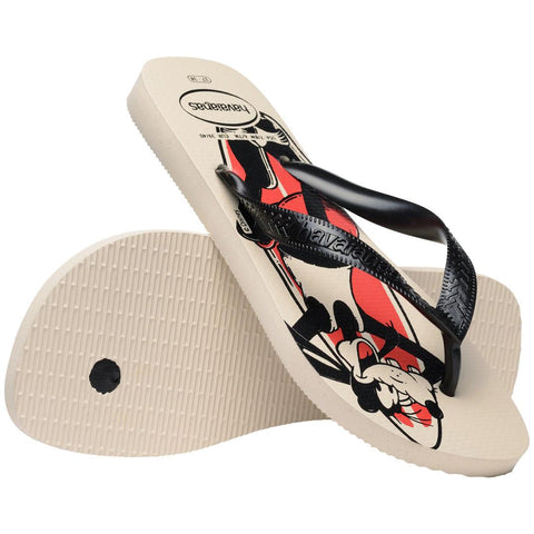 Chinelo Havaianas Top Disney Mickey Bege