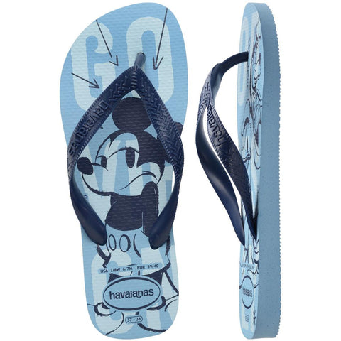 Chinelo Havaianas Top Disney Mickey Azul