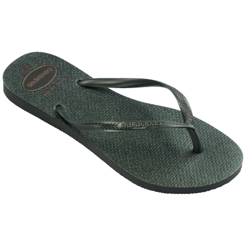 Chinelo Havaianas Slim Gloss Verde Oliva