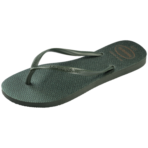 Chinelo Havaianas Slim Gloss Verde Oliva