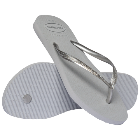 Chinelo Havaianas Slim Gloss Cinza Gelo
