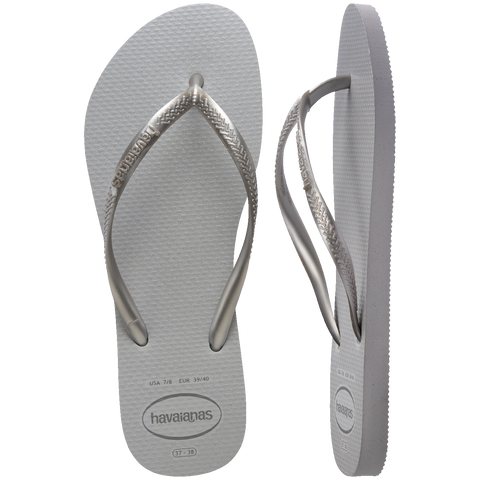 Chinelo Havaianas Slim Gloss Cinza Gelo