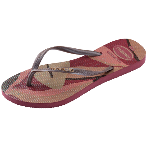 Chinelo Havaianas Slim Palette Glow Amaranto