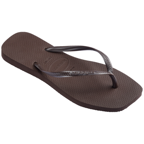 Chinelo Havaianas Slim Square Café
