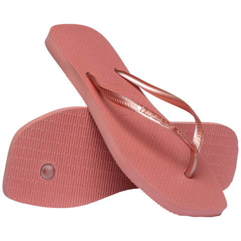 Chinelo Havaianas Slim Square Canyon Clay
