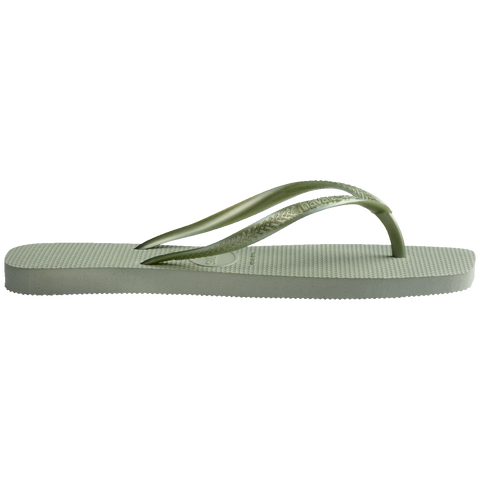Chinelo Havaianas Slim Square Smoke Green