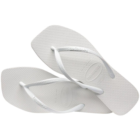 Chinelo Havaianas Slim Square Branco