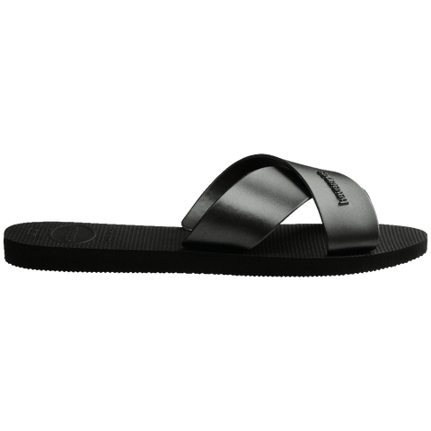 Chinelo Havaianas Aqua Metallic Preto