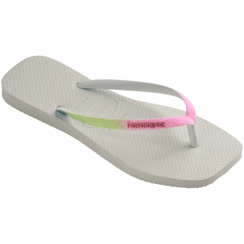Chinelo Havaianas Slim Square Glitter Mix