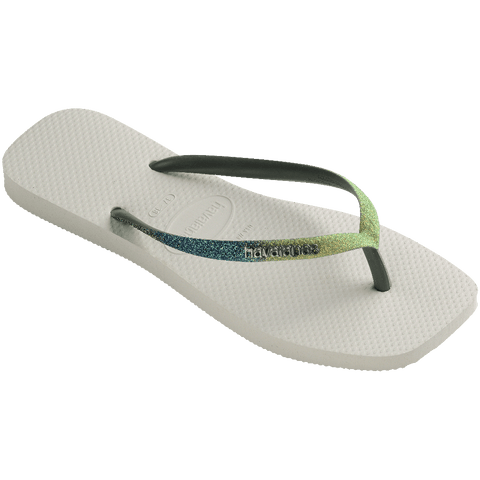 Chinelo Havaianas Slim Square Glitter Mix