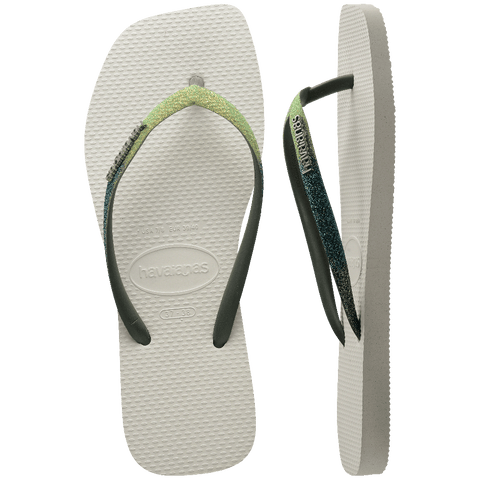 Chinelo Havaianas Slim Square Glitter Mix