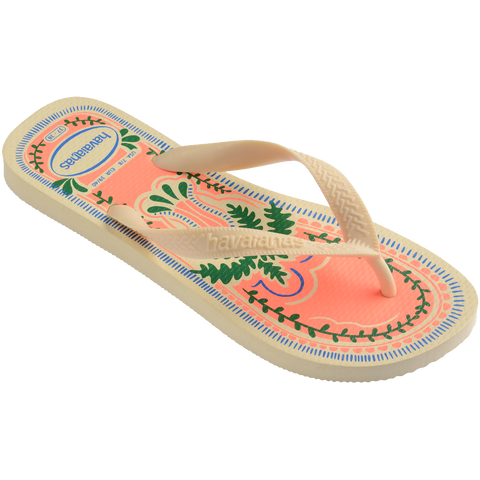 Chinelo Havaianas Top Summer Vibes Buttercream