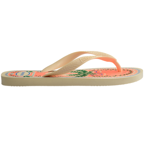 Chinelo Havaianas Top Summer Vibes Buttercream