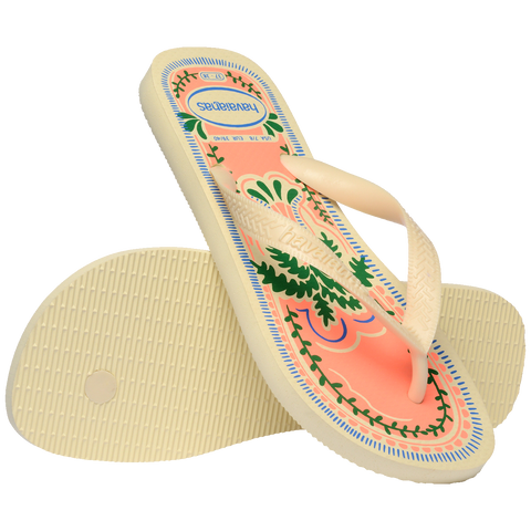 Chinelo Havaianas Top Summer Vibes Buttercream