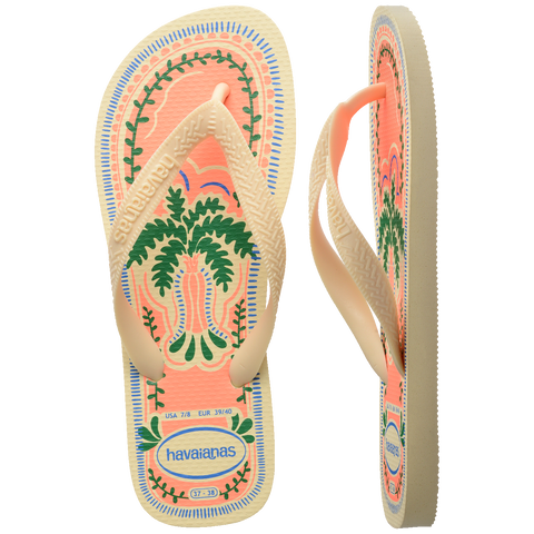 Chinelo Havaianas Top Summer Vibes Buttercream