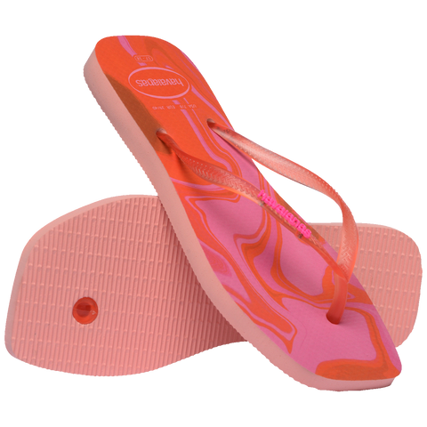 Chinelo Havaianas Slim Square Jelly Blossom