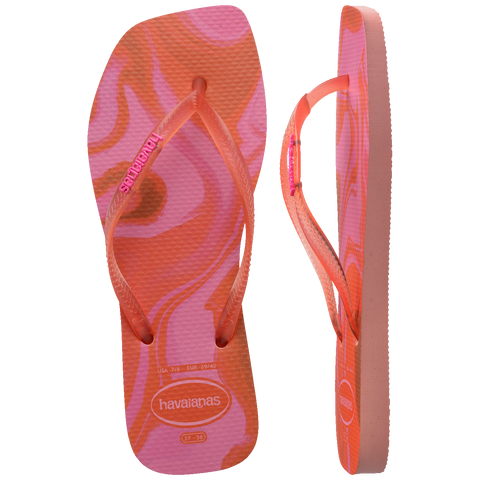 Chinelo Havaianas Slim Square Jelly Blossom